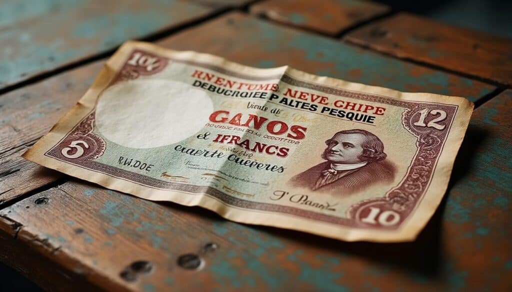 Billet de banque en franc : histoire, caractéristiques et valeur