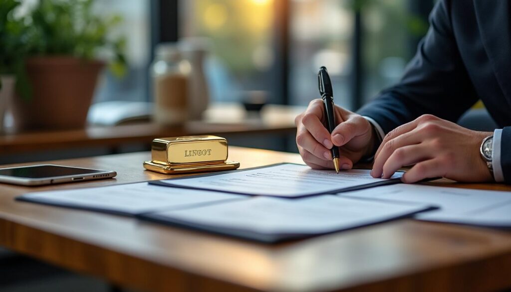 Comment acheter un lingot d’or à sa banque : guide complet