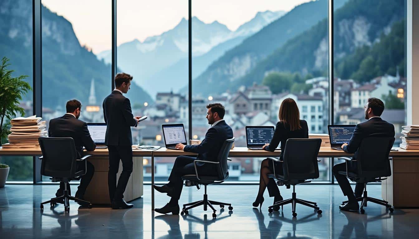 Illustration: Découvrir l’univers du secteur bancaire suisse et ses atouts majeurs